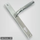 Option 133 Rivenhall Door Handle On Square Ended Backplate – 215mm Fixings