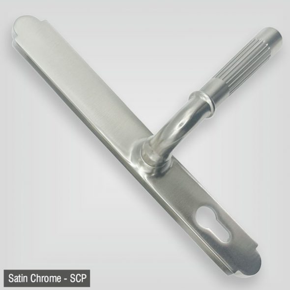 Option 136 Rivenhall Offset Door Handle On Arched Backplate