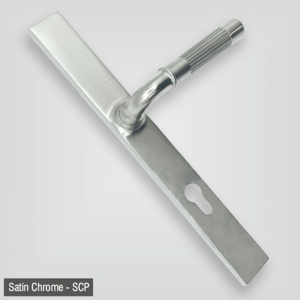 Option 137 Rivenhall Door Handle On 305mm Square Ended Backplate